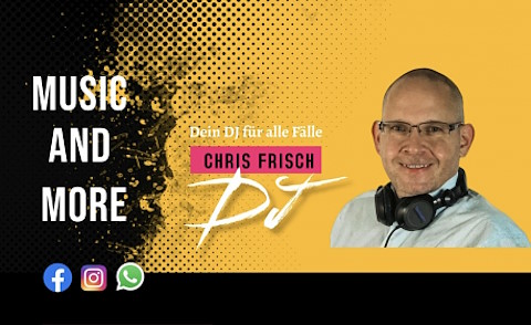 DJ Chris Frisch, Musiker · DJ's · Bands Gessertshausen, Logo